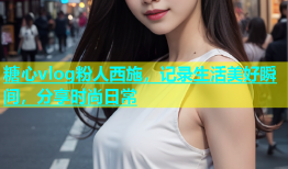 糖心vlog粉人西施，记录生活美好瞬间，分享时尚日常