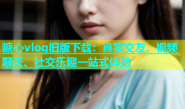 糖心vlog旧版下载：真实交友、视频聊天、社交乐趣一站式体验