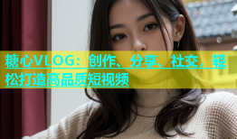 糖心VLOG：创作、分享、社交，轻松打造高品质短视频