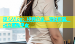 糖心Vlog：视频分享、实时直播、社交互动平台