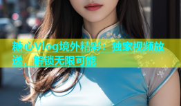 糖心Vlog境外精彩：独家视频放送，解锁无限可能