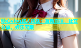 糖心vlog路人挑战：互动直播，社交分享，娱乐无限