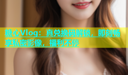 糖心Vlog：真兑换码解锁，即刻畅享私密影像，福利不停