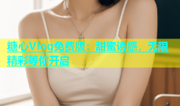 糖心Vlog免费版：甜蜜诱惑，无限精彩等你开启