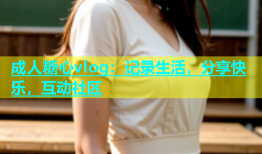 成人糖心vlog：记录生活，分享快乐，互动社区