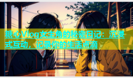 糖心Vlog女主角的秘密日记：沉浸式互动，记录你的生活点滴