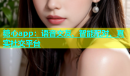 糖心app：语音交友、智能配对、真实社交平台