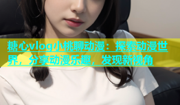 糖心vlog小桃聊动漫：探索动漫世界，分享动漫乐趣，发现新视角