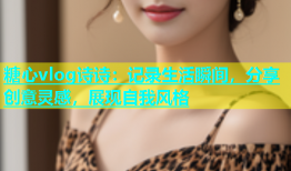 糖心vlog诗诗：记录生活瞬间，分享创意灵感，展现自我风格