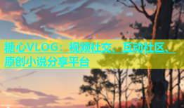 糖心VLOG：视频社交、互动社区、原创小说分享平台