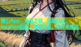 糖心App：免费下载，无限社交， location匹配，语音交友，等你来体验