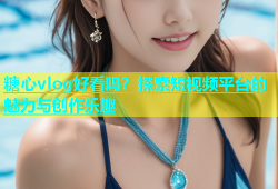 糖心vlog好看吗？探索短视频平台的魅力与创作乐趣