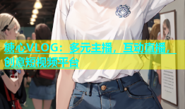 糖心VLOG：多元主播，互动直播，创意短视频平台