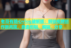 老哥有糖心vlog破解版：解锁视频创作新高度，自由剪辑、编辑、分享