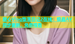 糖心Vlog堕落日记2在线：极品AV同步更新，免费观看