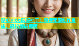 糖心vlog破解补丁：解锁无限创作自由，轻松编辑视频