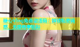 糖心Vlog免费激活码：解锁私密诱惑，无限畅享精彩