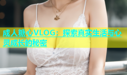 成人糖心VLOG：探索真实生活与心灵成长的秘密