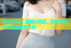 糖心Vlog：超越小桃酱，短视频创作与社交互动平台