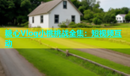 糖心Vlog小桃挑战全集：短视频互动