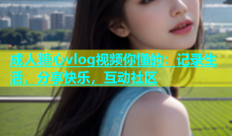 成人糖心vlog视频你懂的：记录生活，分享快乐，互动社区