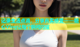 记录生活点滴，分享真实感受——糖心Vlog让每个瞬间闪耀