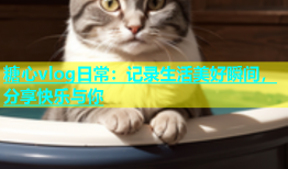 糖心vlog日常：记录生活美好瞬间，分享快乐与你