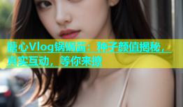 糖心Vlog锅锅酱：种子颜值揭秘，真实互动，等你来撩