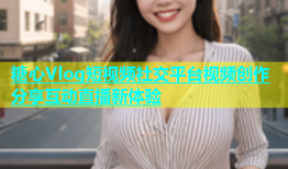 糖心Vlog短视频社交平台视频创作分享互动直播新体验