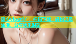 糖心vlog推广，扫码下载，轻松记录生活，分享快乐时刻