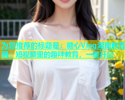 为您推荐的标题是：糖心Vlog湖南教育网：短视频里的趣味教育，一键开启