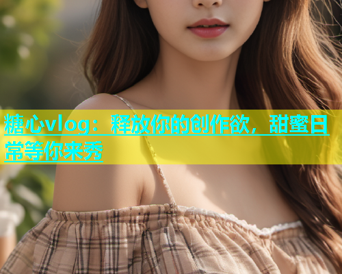 糖心vlog：释放你的创作欲，甜蜜日常等你来秀