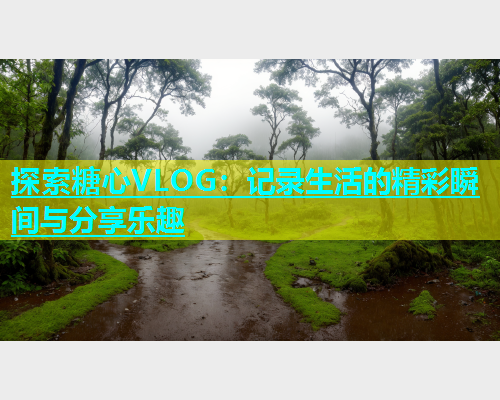 探索糖心VLOG：记录生活的精彩瞬间与分享乐趣