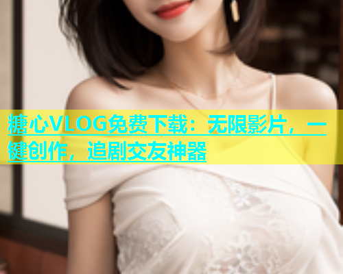 糖心VLOG免费下载：无限影片，一键创作，追剧交友神器