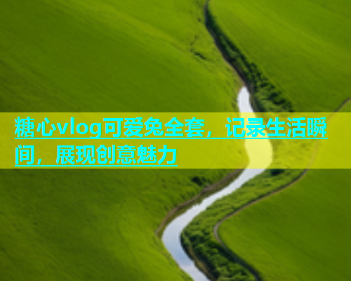 糖心vlog可爱兔全套，记录生活瞬间，展现创意魅力