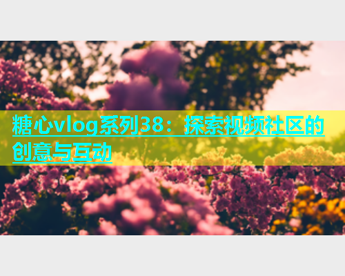 糖心vlog系列38：探索视频社区的创意与互动