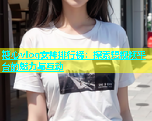 糖心vlog女神排行榜：探索短视频平台的魅力与互动