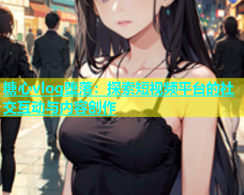 糖心vlog堕落：探索短视频平台的社交互动与内容创作
