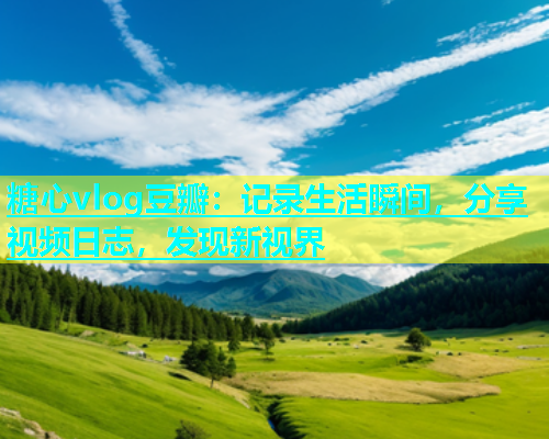 糖心vlog豆瓣：记录生活瞬间，分享视频日志，发现新视界