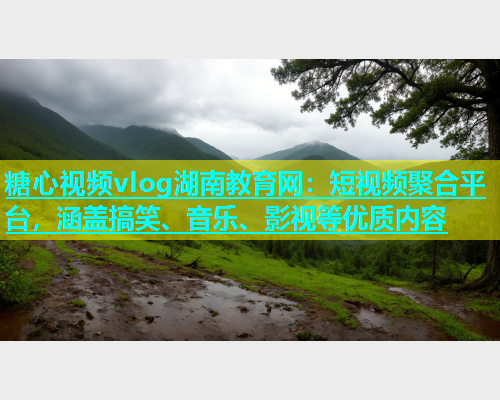 糖心视频vlog湖南教育网：短视频聚合平台，涵盖搞笑、音乐、影视等优质内容