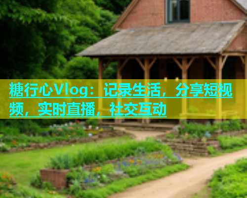 糖行心Vlog：记录生活，分享短视频，实时直播，社交互动