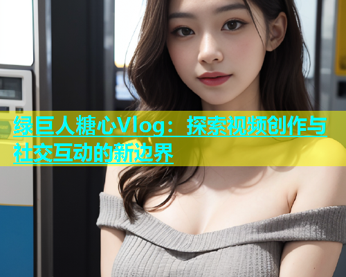 绿巨人糖心Vlog：探索视频创作与社交互动的新边界