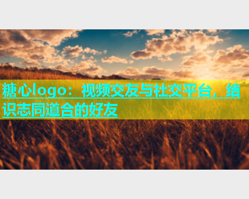 糖心logo：视频交友与社交平台，结识志同道合的好友